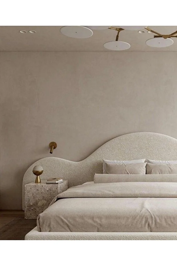 Mira - Şık ve Modern Tasarım Çift kişilik Karyola ve Başlık 160x200